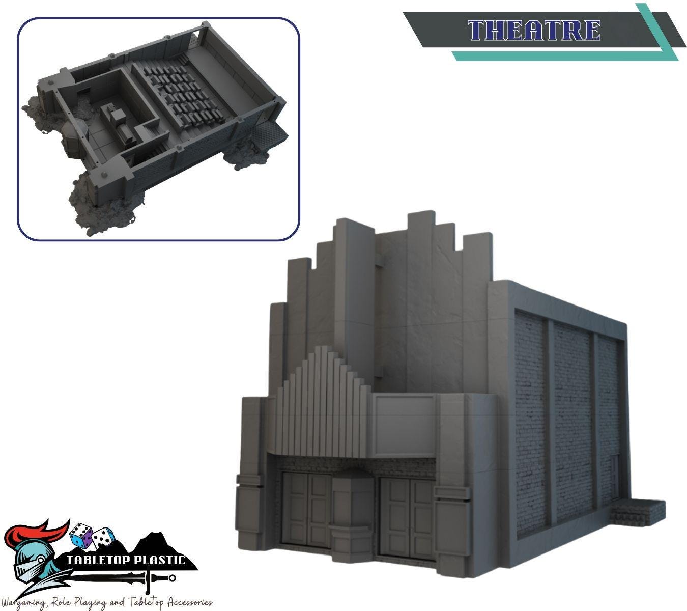 Ashfall City Ruins Terrain Set: 28-32mm Modern Urban Wargaming