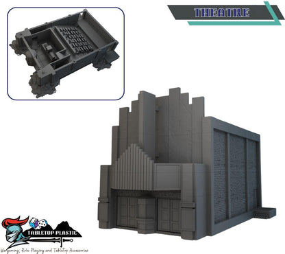 Ashfall City Ruins Terrain Set: 28-32mm Modern Urban Wargaming