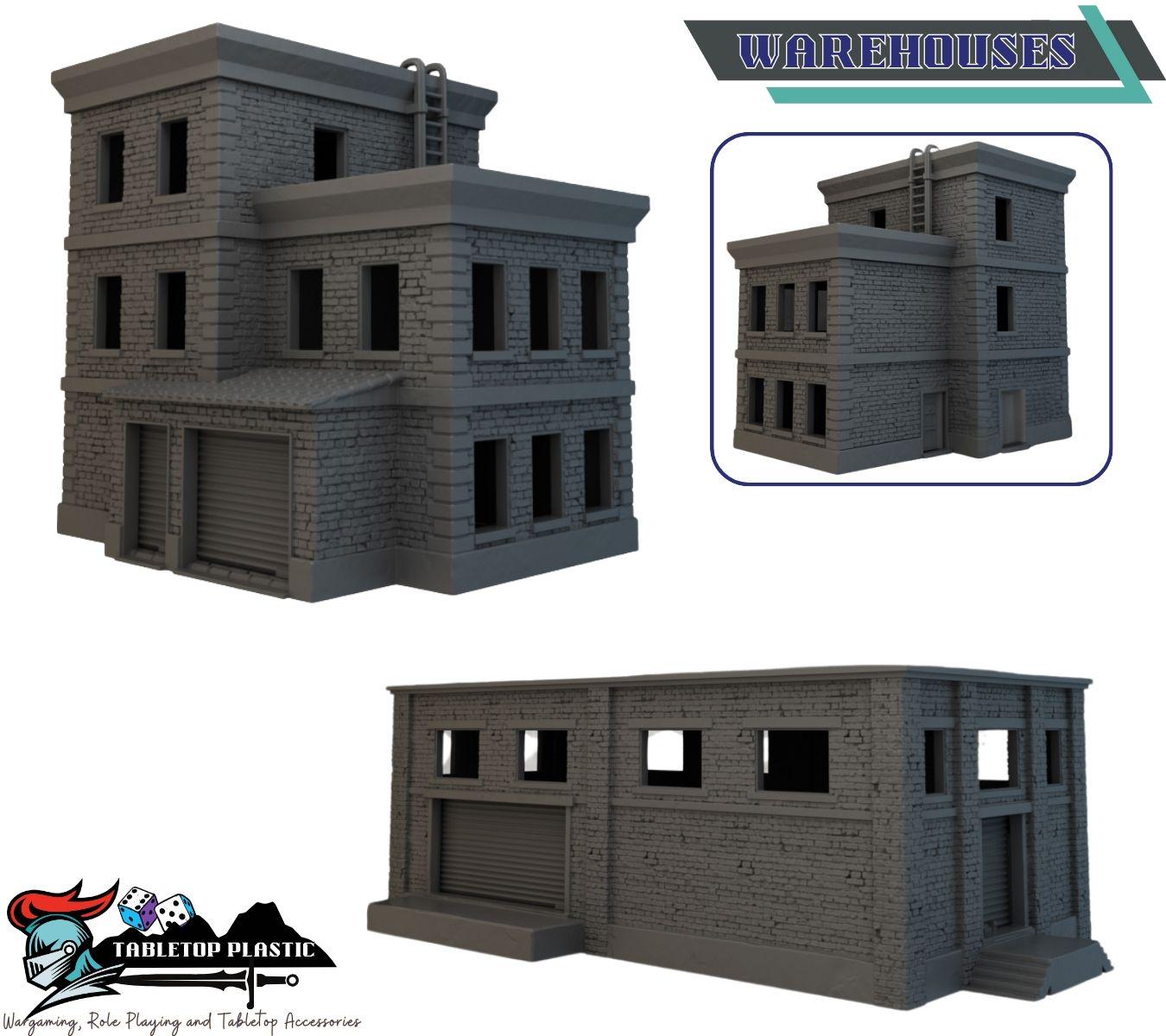 Ashfall City Ruins Terrain Set: 28-32mm Modern Urban Wargaming