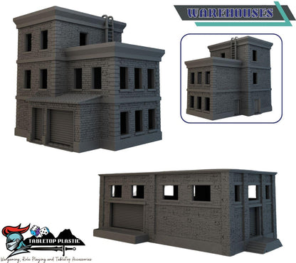 Ashfall City Ruins Terrain Set: 28-32mm Modern Urban Wargaming