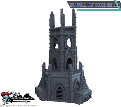 Blackthorn Keep Terrain: Dark Victorian Houses, Tower, Tavern & Combat Arena - 28–32 mm Wargames