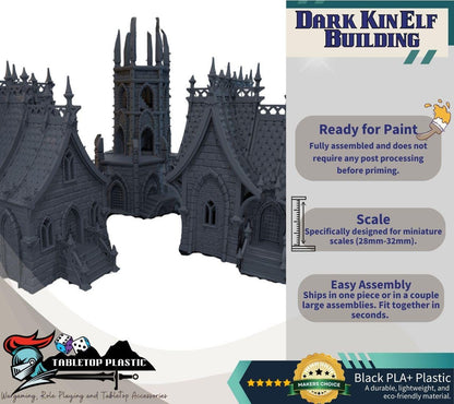 Blackthorn Keep Terrain: Dark Victorian Houses, Tower, Tavern & Combat Arena - 28–32 mm Wargames