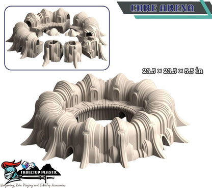 Boroll Fighting Pits Terrain: Sci-Fi Arena Wargame Set (28-32mm)