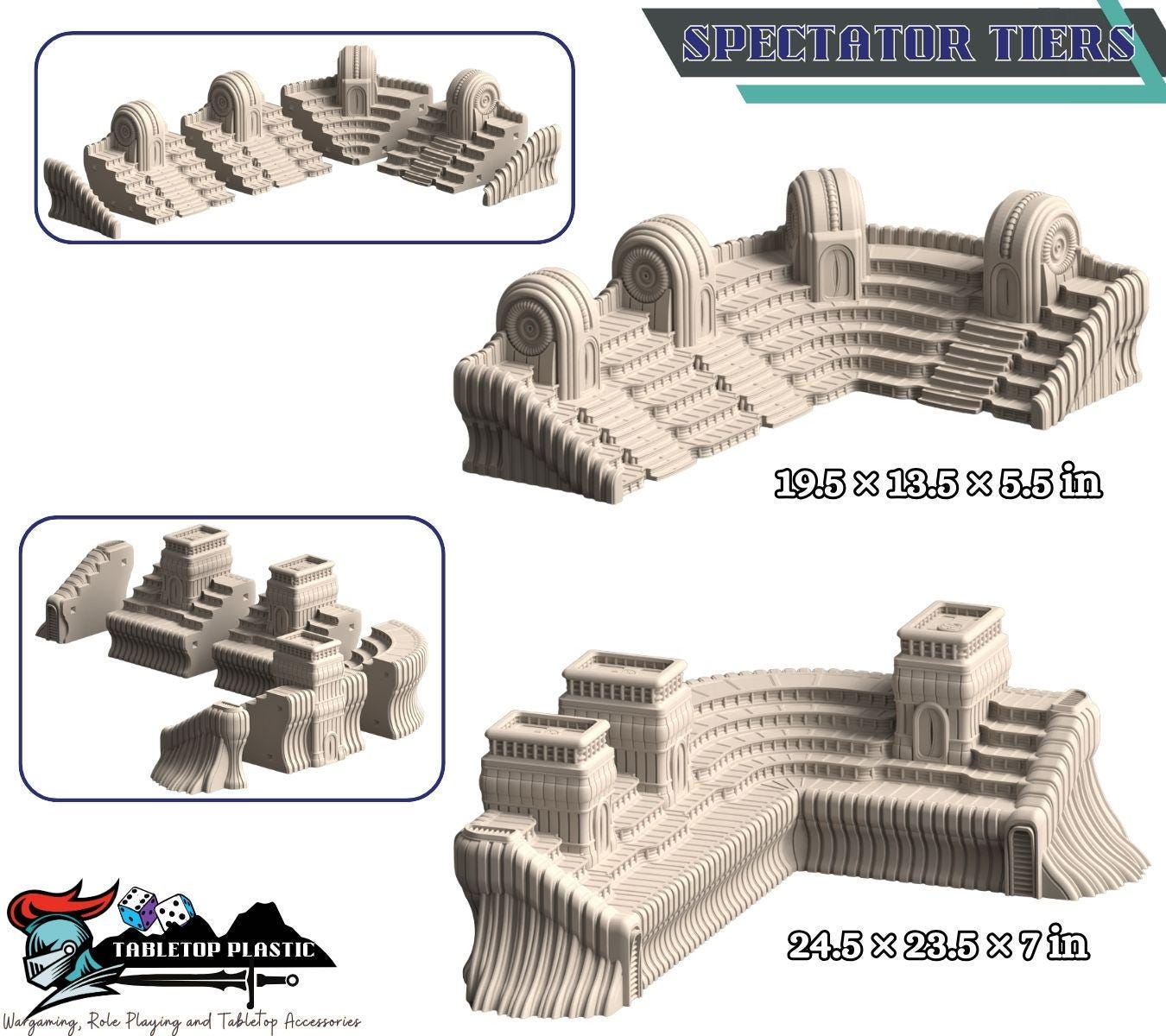 Boroll Fighting Pits Terrain: Sci-Fi Arena Wargame Set (28-32mm)