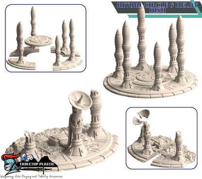 Caeleth Desecrated Sanctuary Eldar Terrain: Imperium Colony on a Abandoned world - 28mm Gothic Bridges