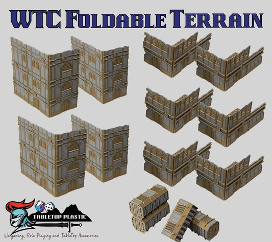 WTC 2025 Tournament Terrain: Foldable Ruins & Containers - Map Pack v2.3