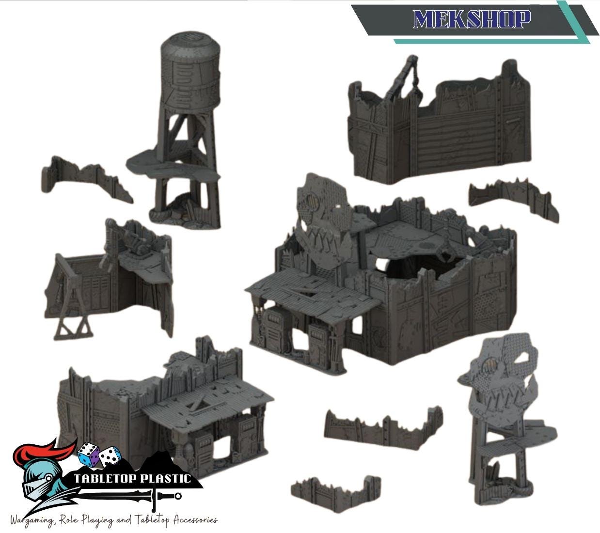 Modular Ork Terrain: 40K/Kill Team Scrapz Kamp