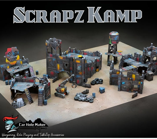 Modular Ork Terrain: 40K/Kill Team Scrapz Kamp