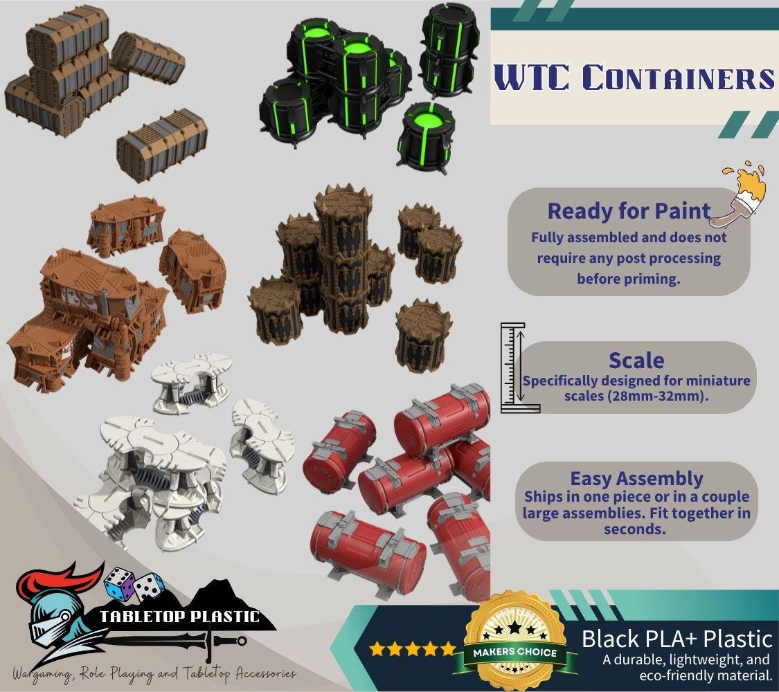 WTC Containers 4 Piece Set