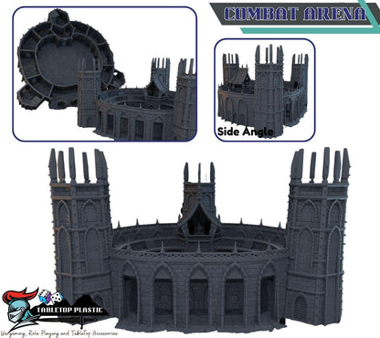 Blackthorn Keep Terrain: Dark Victorian Houses, Tower, Tavern & Combat Arena - 28–32 mm Wargames