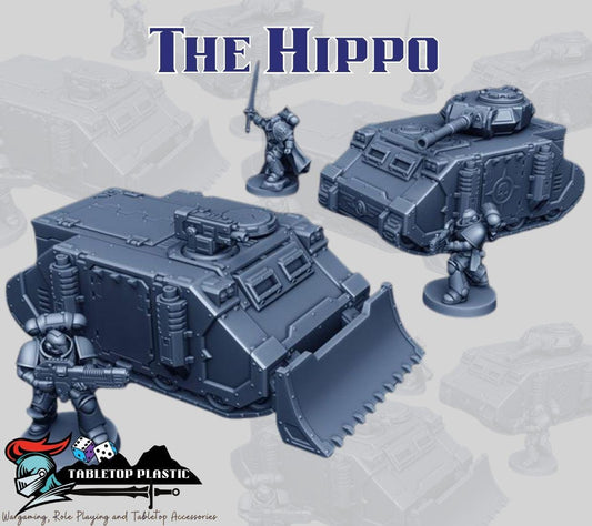 The Hippo Modular Sci-Fi APC Tank 28–32mm | Turret & Dozer Options
