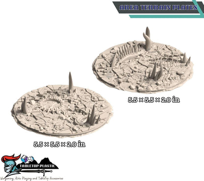 Belkartam Corrupted Ancient World: alien‑daemonic ruins set with webway portals - (28–32 mm) for 40k & Kill Team