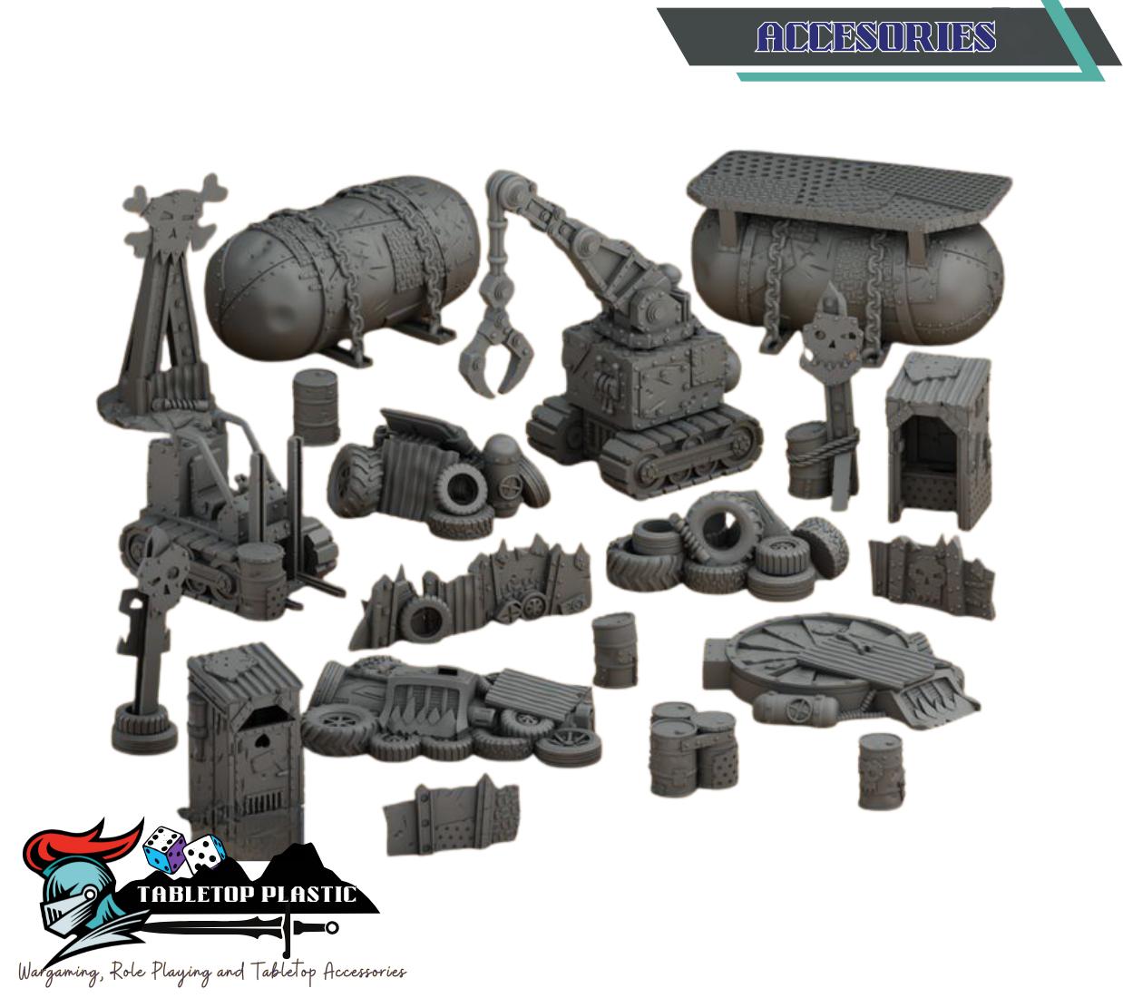 Modular Ork Terrain: 40K/Kill Team Scrapz Kamp