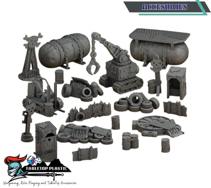 Modular Ork Terrain: 40K/Kill Team Scrapz Kamp