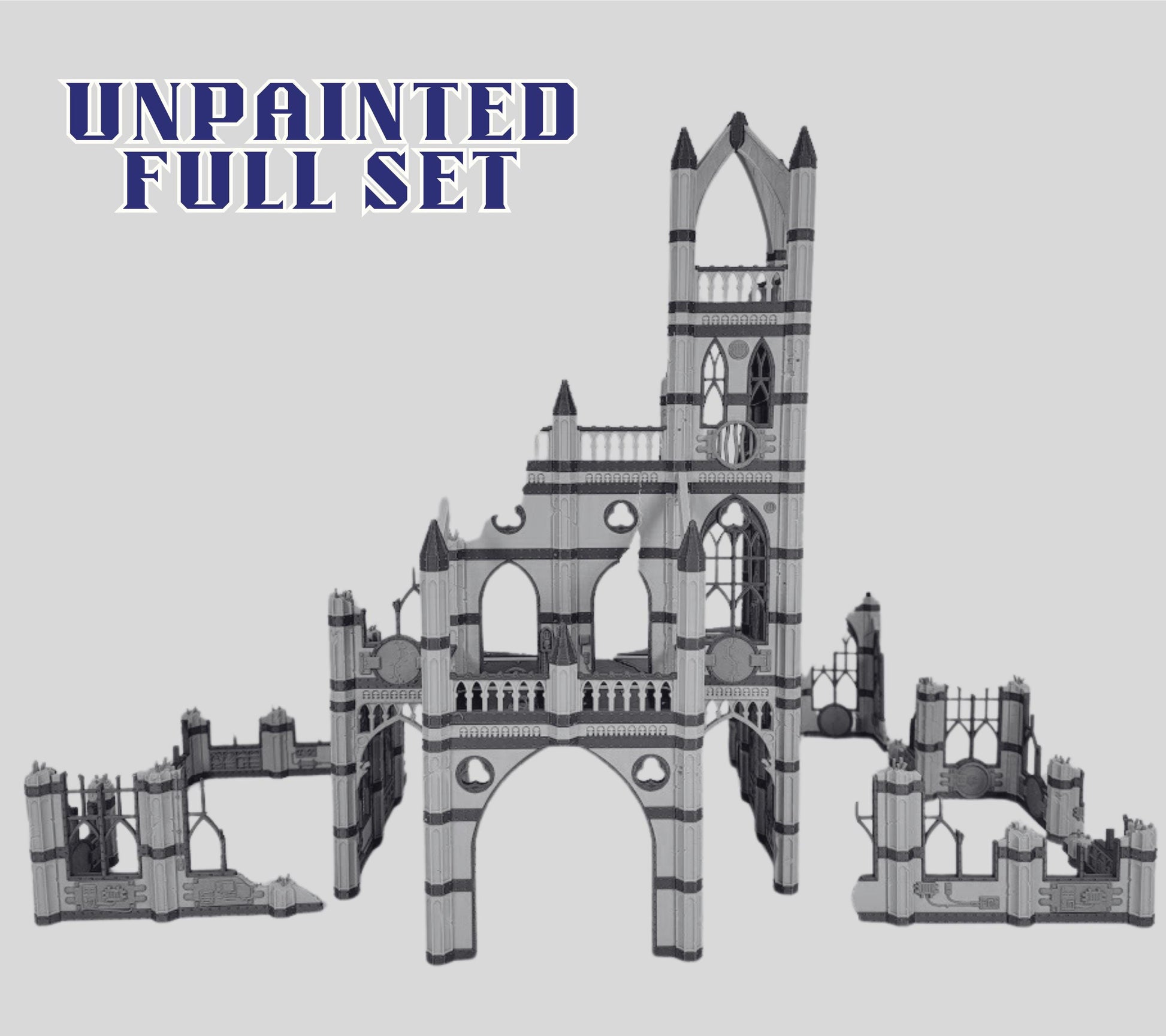 Gothic Ruins Auditorium: 28mm Wargame Terrain Set
