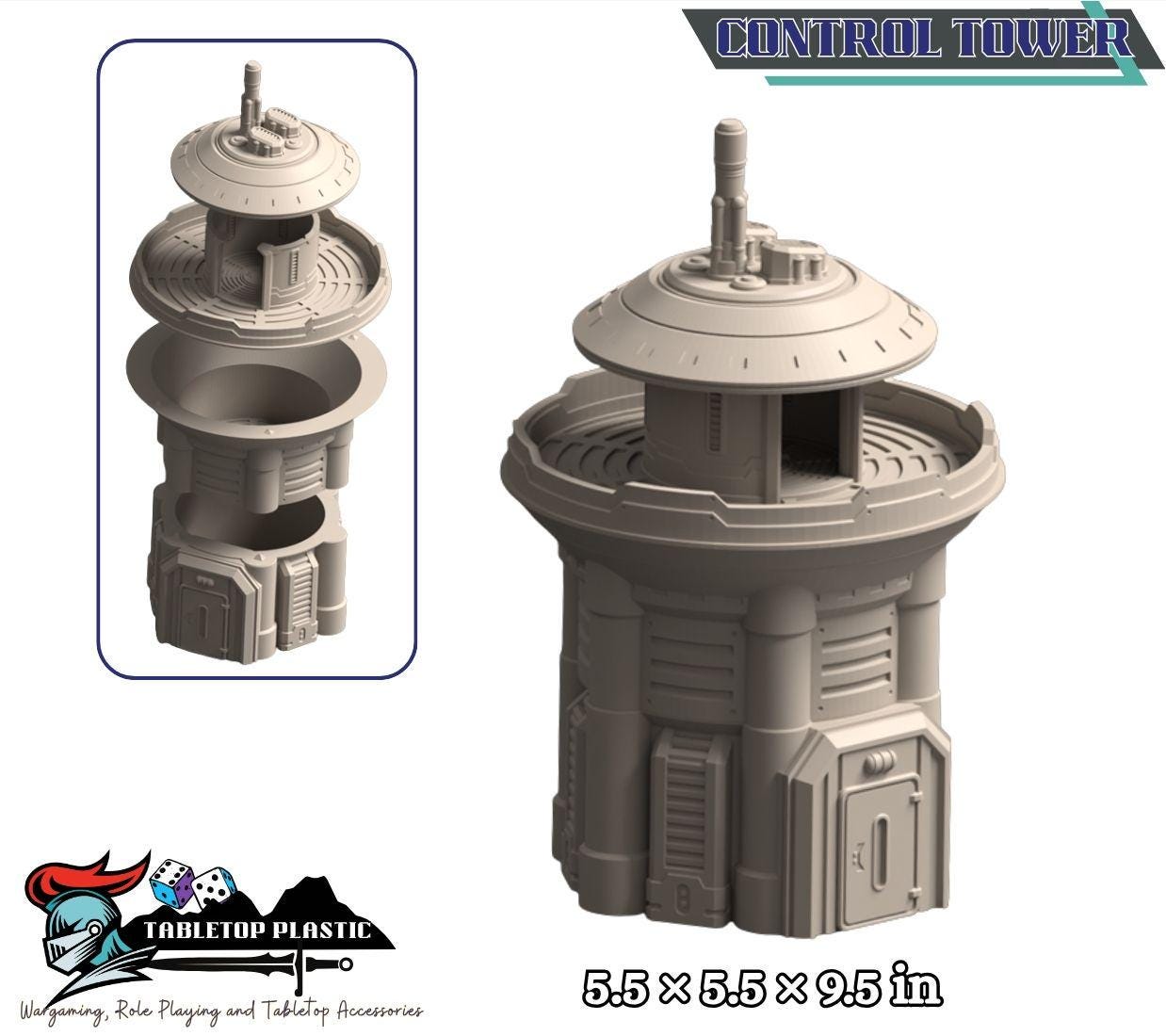 Jungle Death world Sci-Fi Terrain: Research Station Alien Forest - 28-32mm Scale