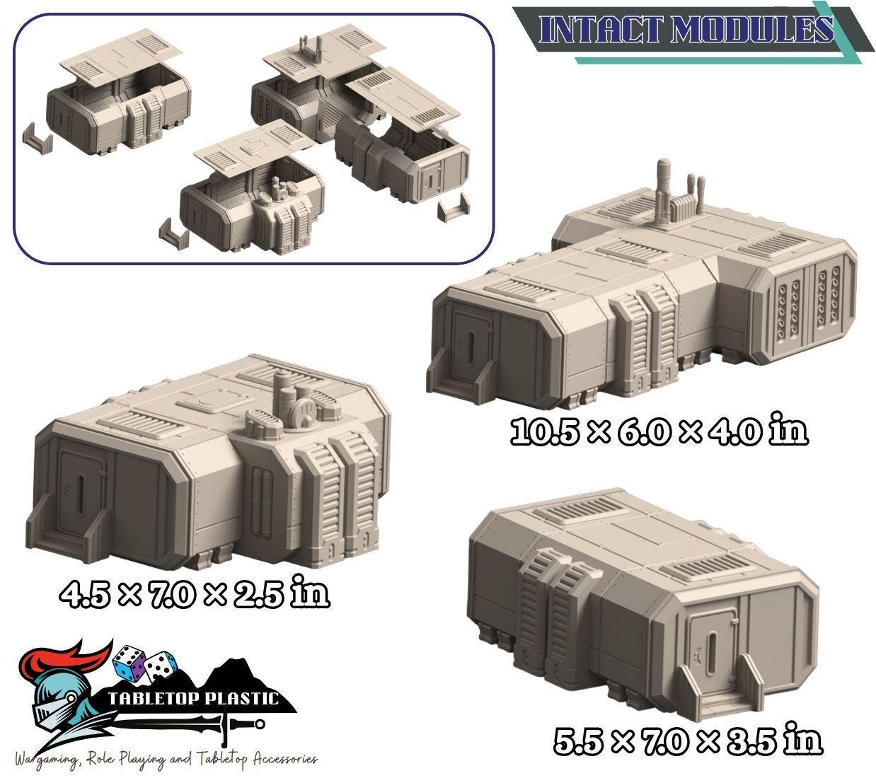 Jungle Death world Sci-Fi Terrain: Research Station Alien Forest - 28-32mm Scale