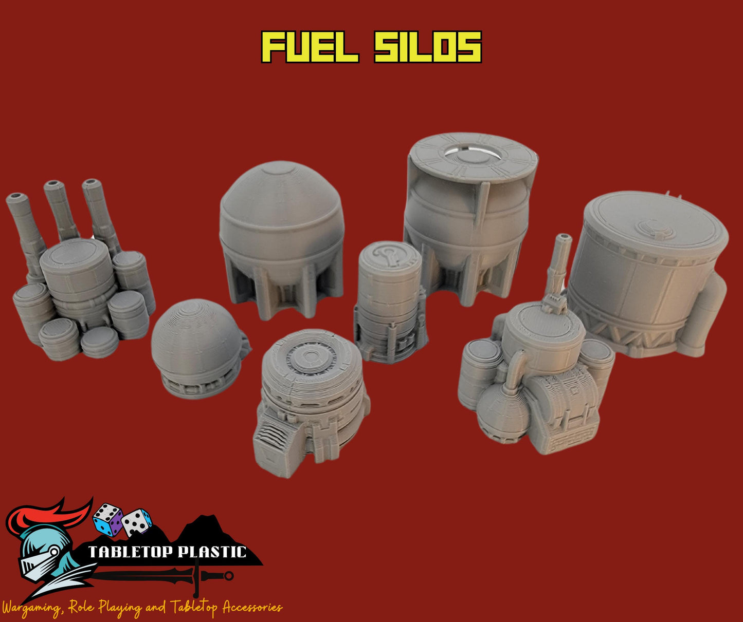 Epic Scale Industrial Zone Terrain: 6mm-8mm Wargaming Scenery