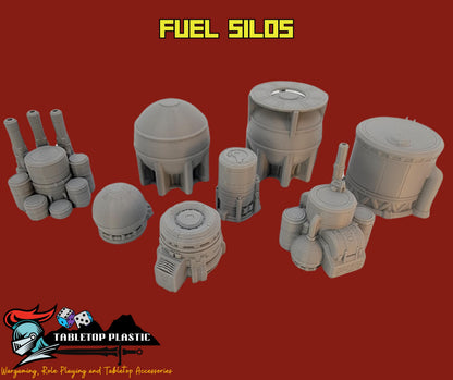 Epic Scale Industrial Zone Terrain: 6mm-8mm Wargaming Scenery
