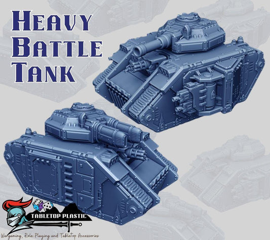 Heavy Sci-Fi Battle Tank – Grimdark 28–32 mm Tabletop Model