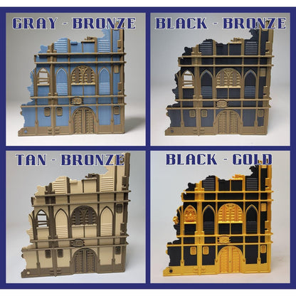 Foldable Wargaming Terrain: Modular Sci-Fi Ruins - 40k Chapter Approved
