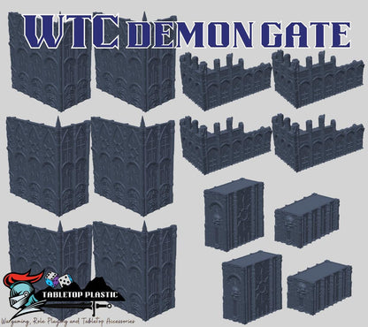 Demon Gate WTC‑Style 40k Terrain — Full Board Set (Heavy / Medium / Light), Ruins & Containers, Tournament‑Spec Dimensions