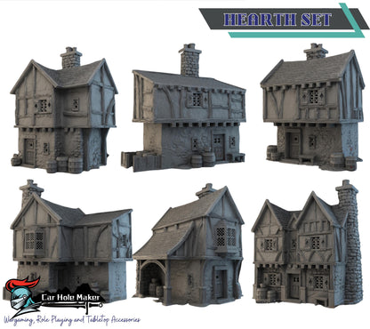Medieval Village Terrain: Fantasy 32mm Scenery - Briarwood