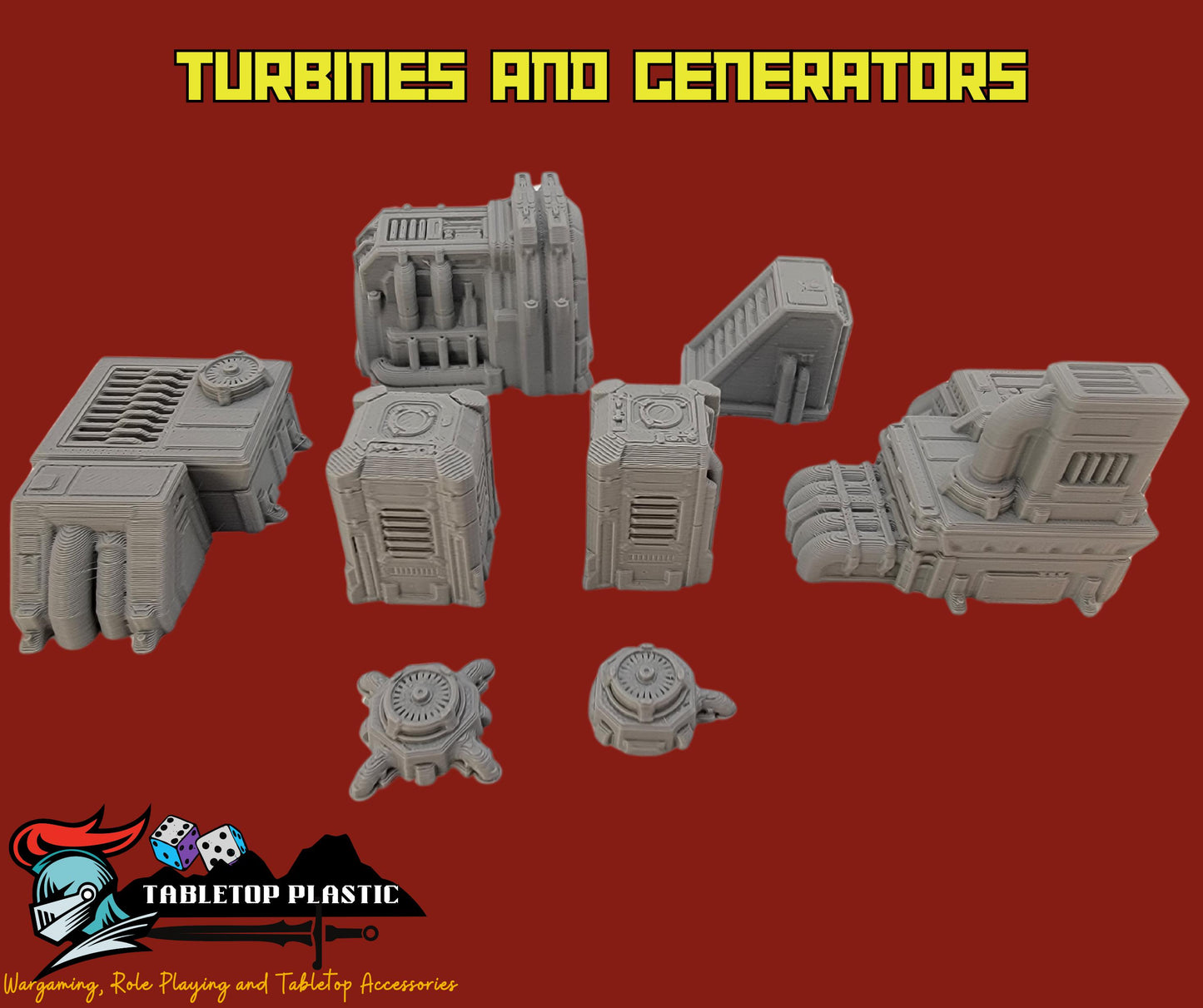 Epic Scale Industrial Zone Terrain: 6mm-8mm Wargaming Scenery