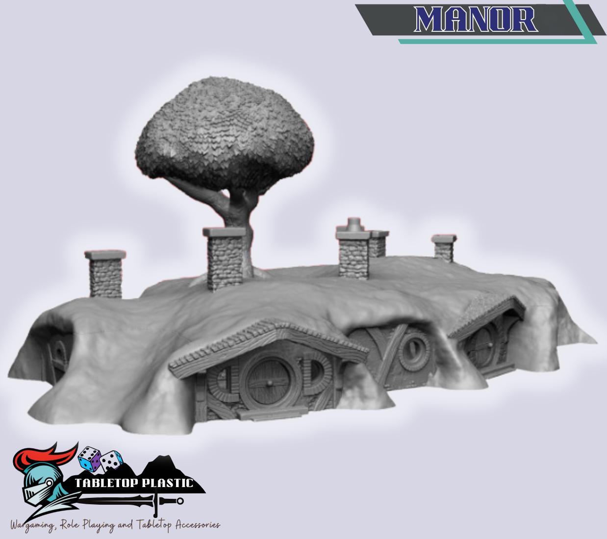 Halfling Village — Hobbiton‑Style Town Terrain Bundle (28-32mm scale)
