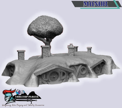Halfling Village — Hobbiton‑Style Town Terrain Bundle (28-32mm scale)