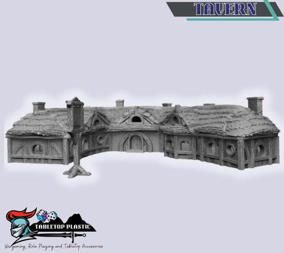 Halfling Village — Hobbiton‑Style Town Terrain Bundle (28-32mm scale)