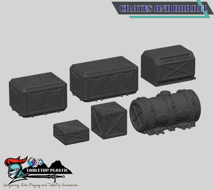 Battle Trucks 28–32mm Terrain: Intact, Cargo & Wrecked Sci‑Fi Trucks