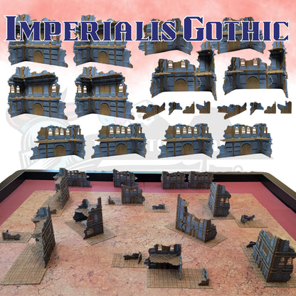 Foldable Wargaming Terrain: Modular Sci-Fi Ruins - 40k Chapter Approved