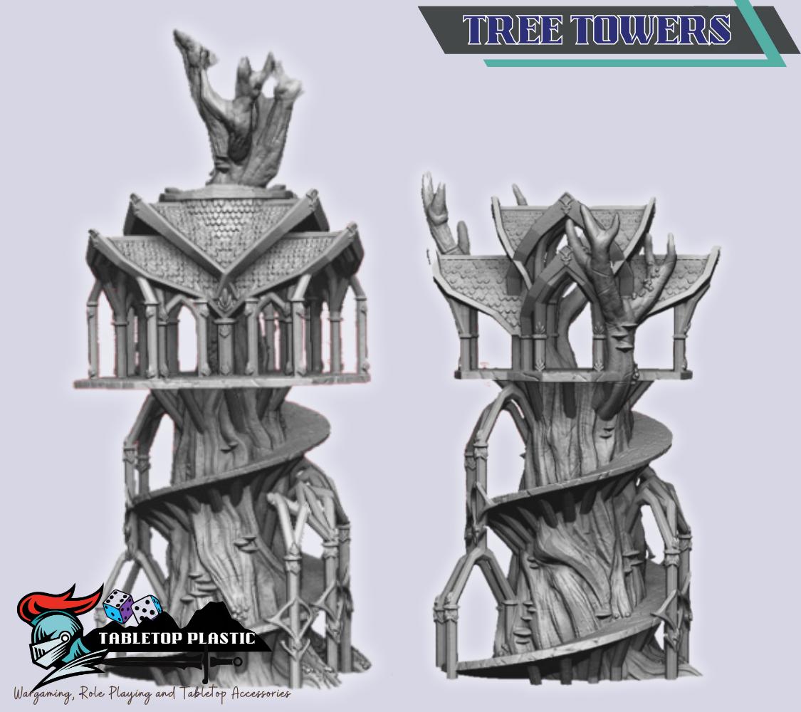 Wood-Elf Forest Terrain Set | Hidden Forest Realm by Dark Realms Forge