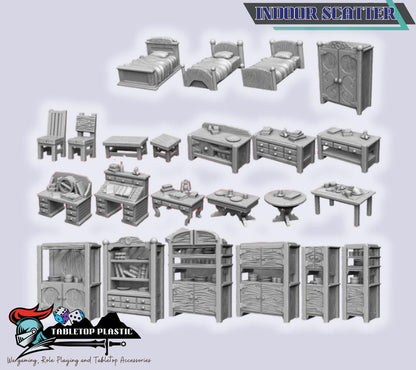 Halfling Village — Hobbiton‑Style Town Terrain Bundle (28-32mm scale)