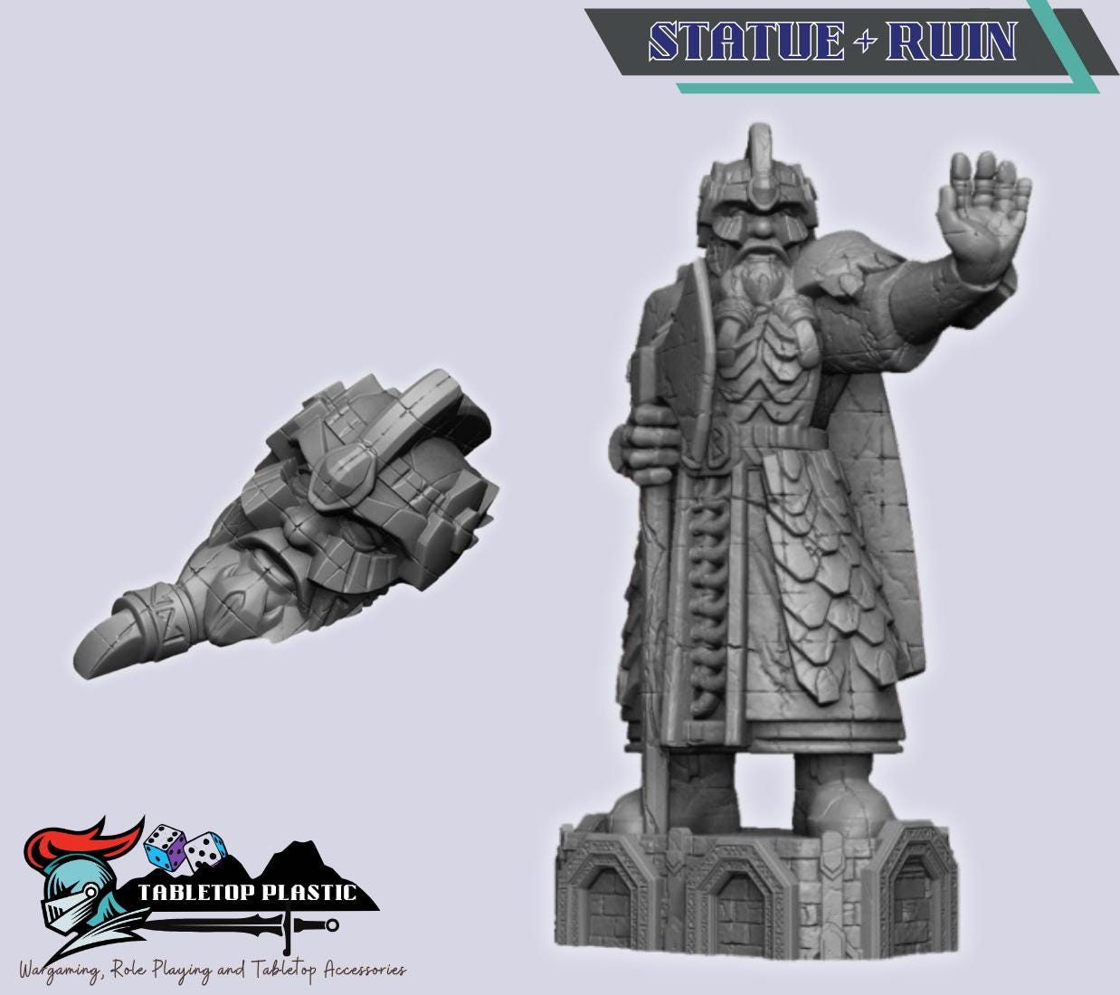 Dwarven Outpost Terrain Set | Kiribador Walls, Gate, Watchtower, Forge, Hall & Dungeon Tiles