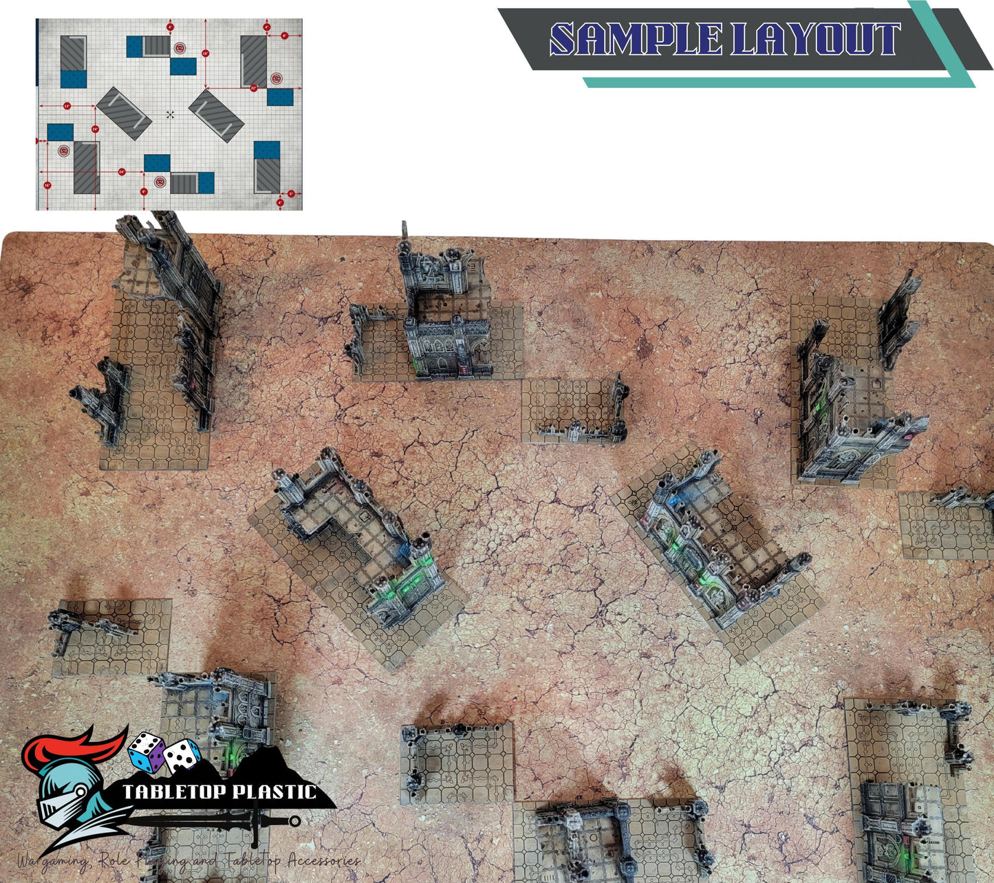 10th Edition 40k GW Terrain: Tabletop Wargame Scenery - Chapter Approved Tournament Ready