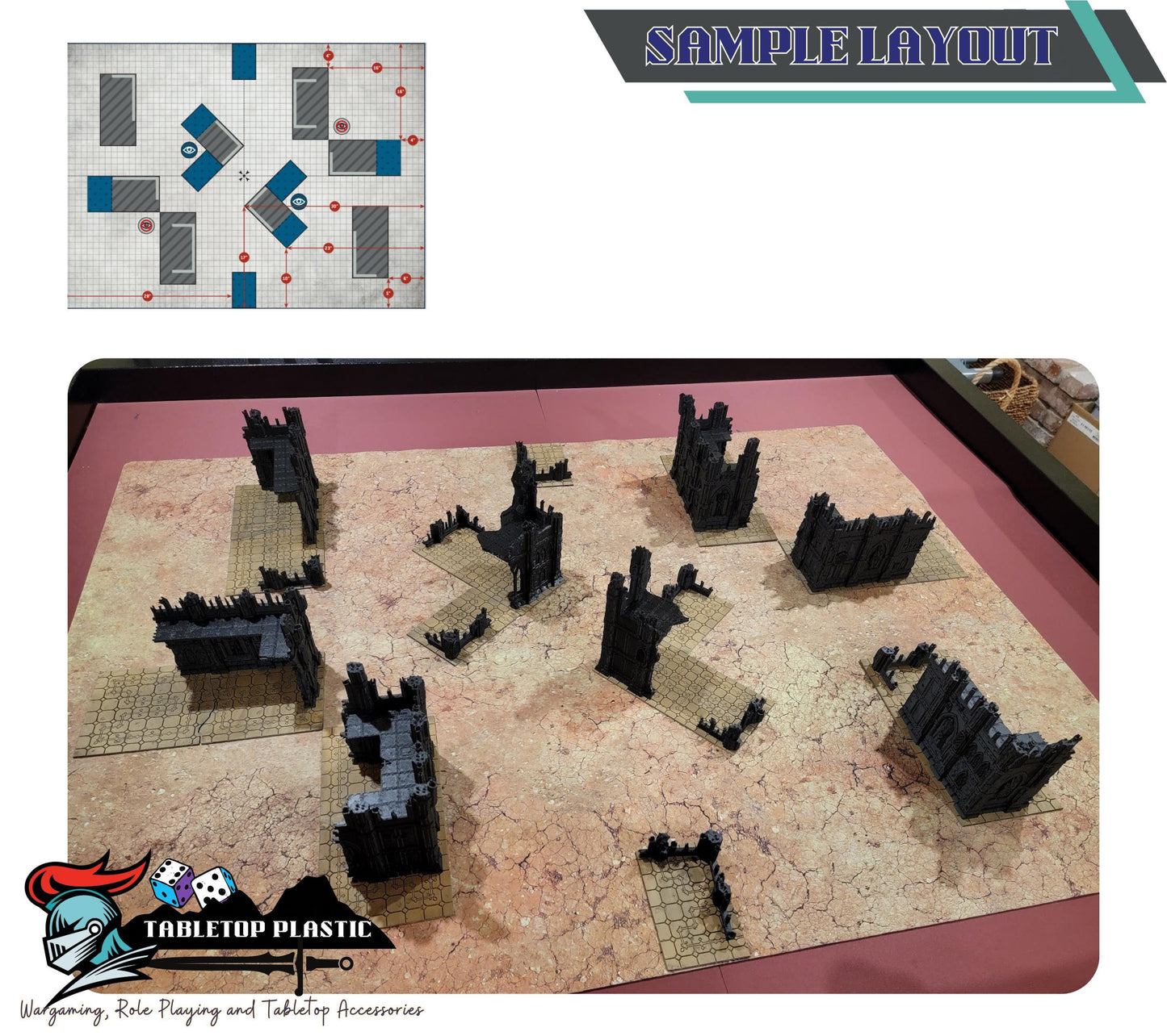 10th Edition 40k GW Terrain: Tabletop Wargame Scenery - Chapter Approved Tournament Ready