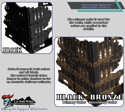 Foldable Wargaming Terrain: Modular Sci-Fi Ruins - Grimdark Chapter Approved