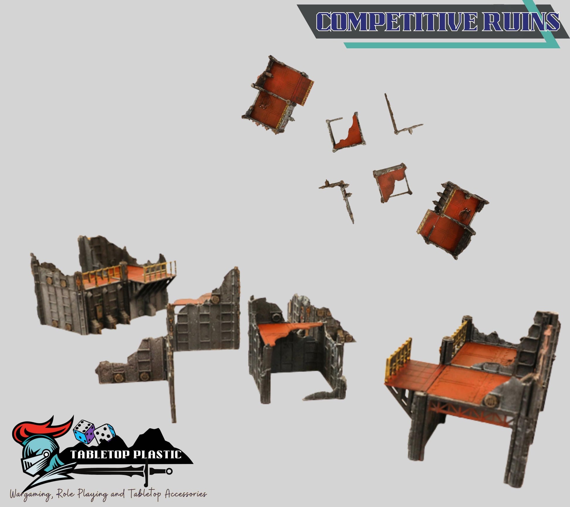 Modular Sci‑Fi Crane & Tower Set: WarLayer Modular Buildings - Industrial Urban Terrain
