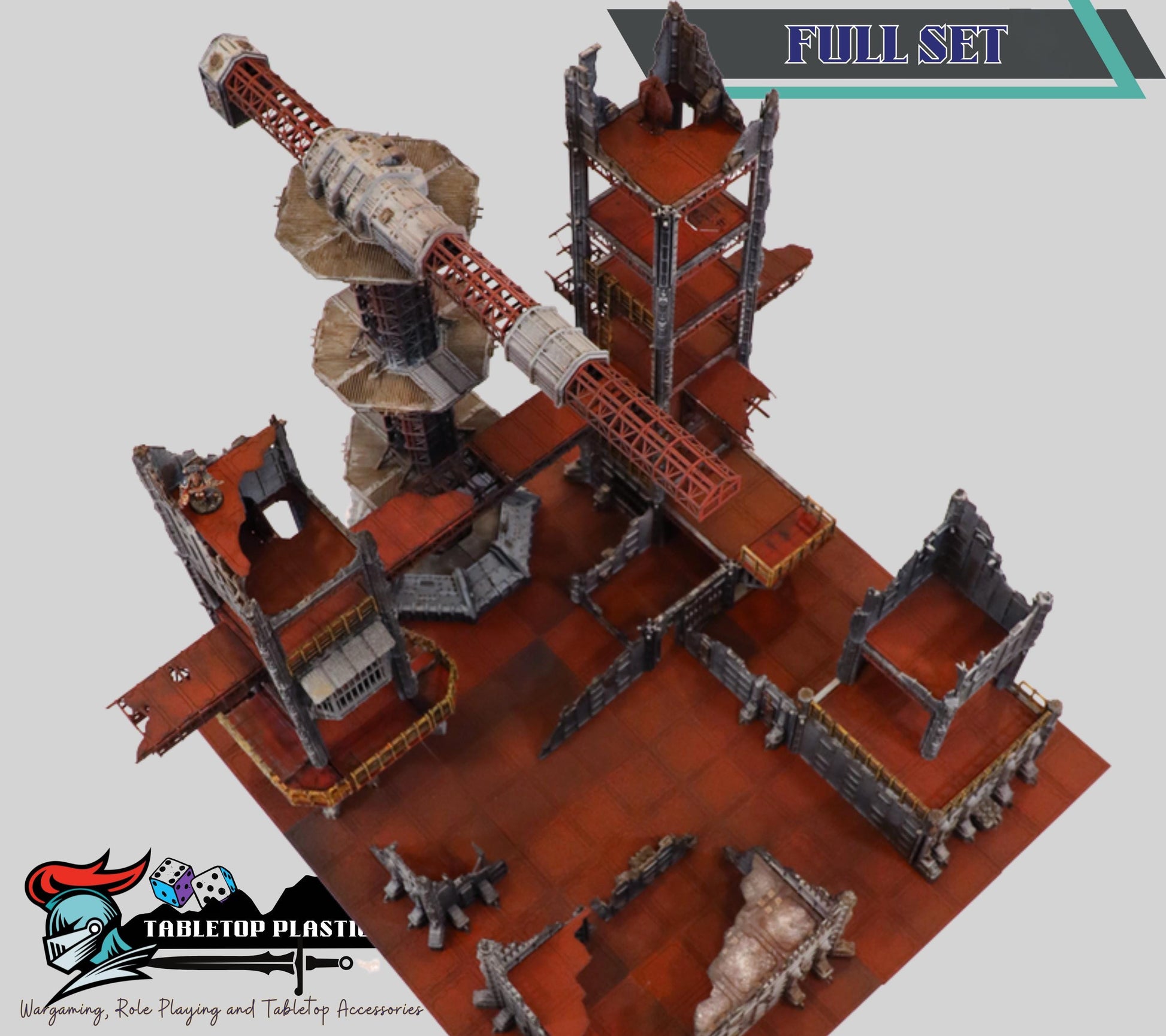 Modular Sci‑Fi Crane & Tower Set: WarLayer Modular Buildings - Industrial Urban Terrain
