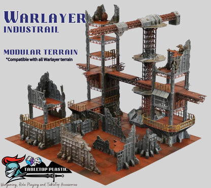 Modular Sci‑Fi Crane & Tower Set: WarLayer Modular Buildings - Industrial Urban Terrain