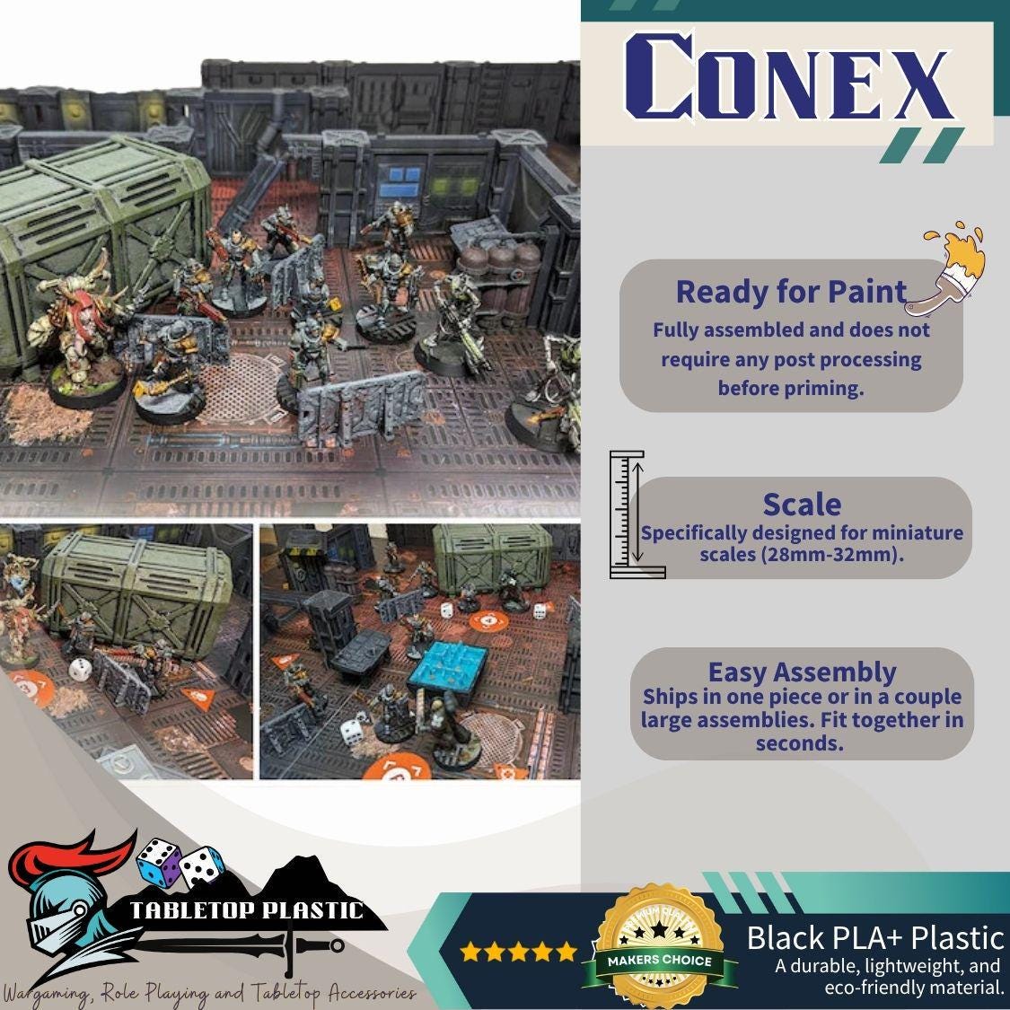 Kill Team Transport Case: 3-in-1 Carrier / Display / Terrain - Warp Forged Conex