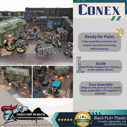 Kill Team Transport Case: 3-in-1 Carrier / Display / Terrain - Warp Forged Conex