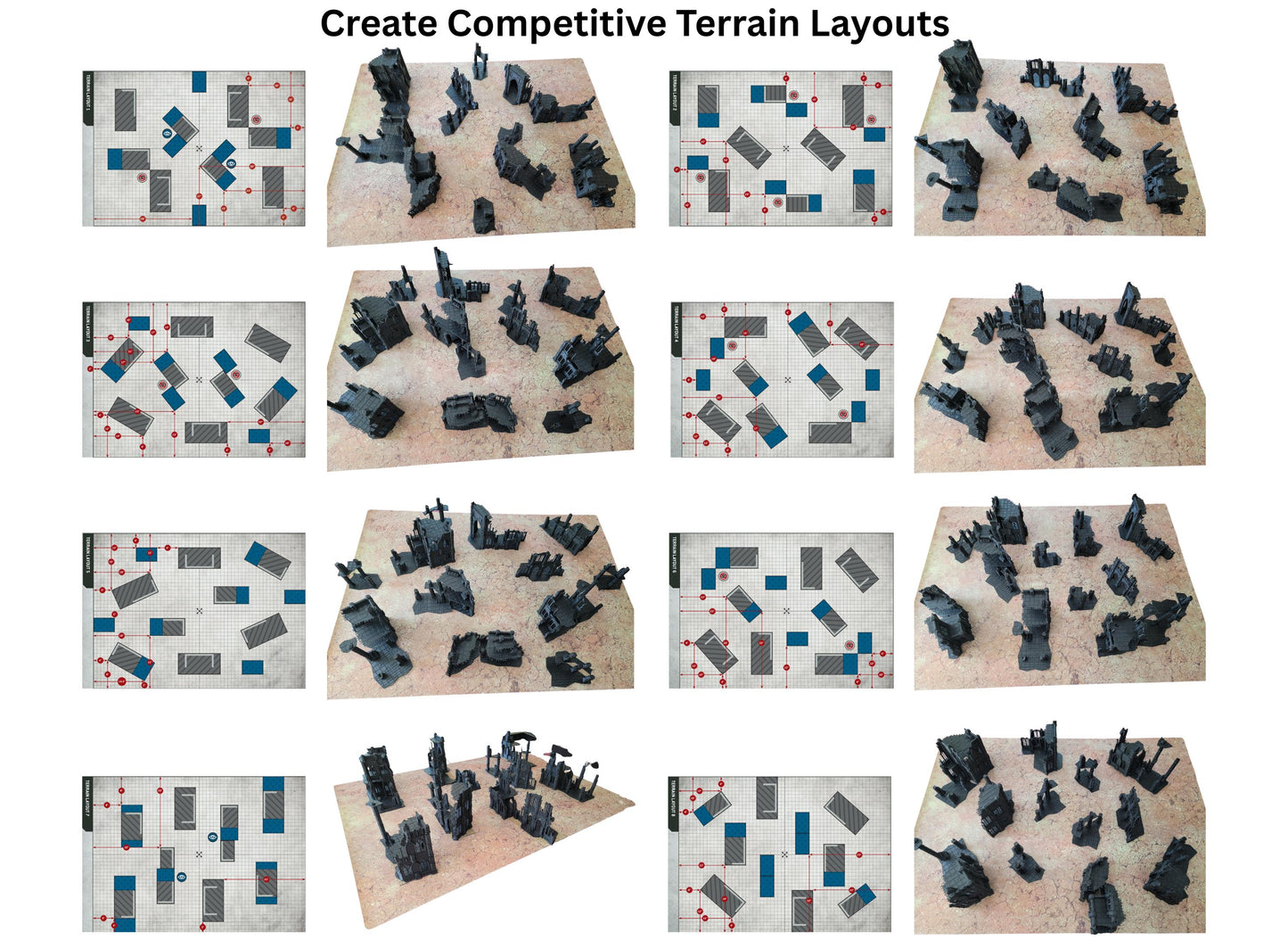 Grimdark HQ Terrain: Tabletop Wargame Scenery - Chapter Approved Tournament Ready 28mm scale