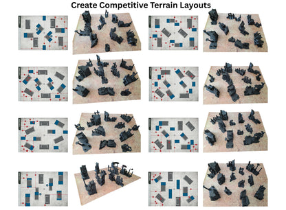 Grimdark HQ Terrain: Tabletop Wargame Scenery - Chapter Approved Tournament Ready 28mm scale