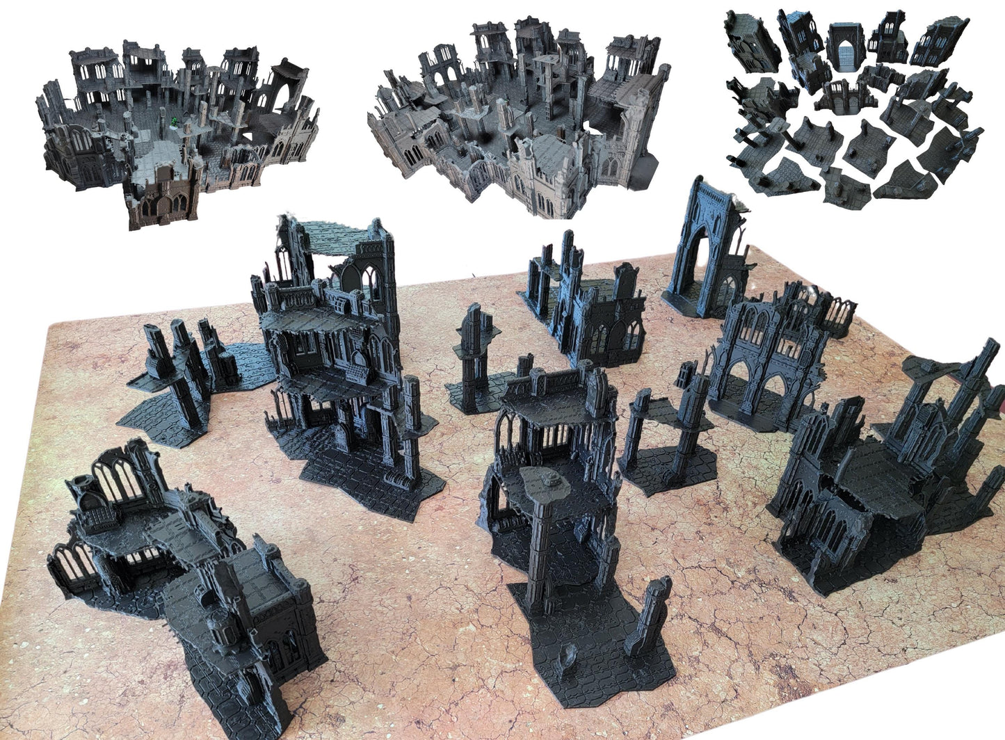 Grimdark HQ Terrain: Tabletop Wargame Scenery - Chapter Approved Tournament Ready 28mm scale