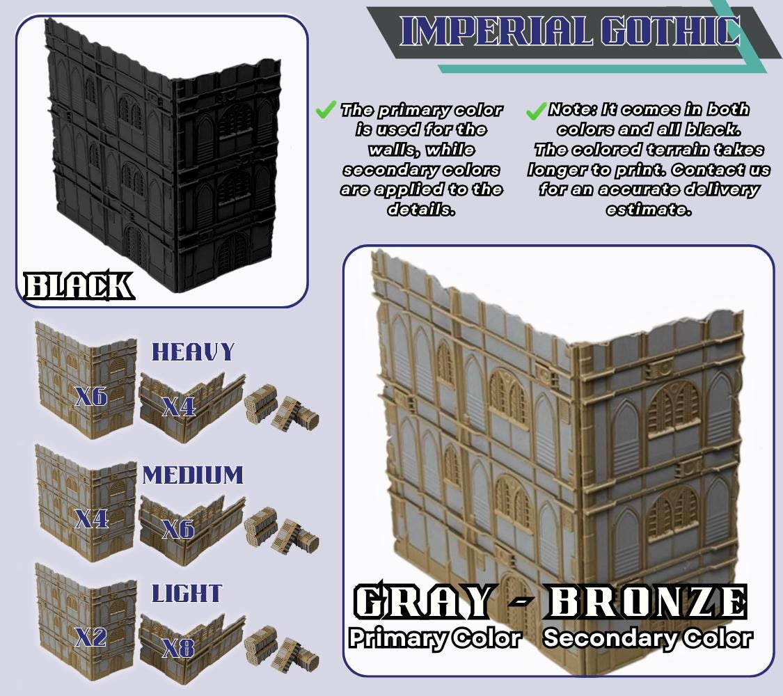 WTC Foldable Wargaming Terrain: Modular Sci-Fi Terrain - Grimdark Tournament