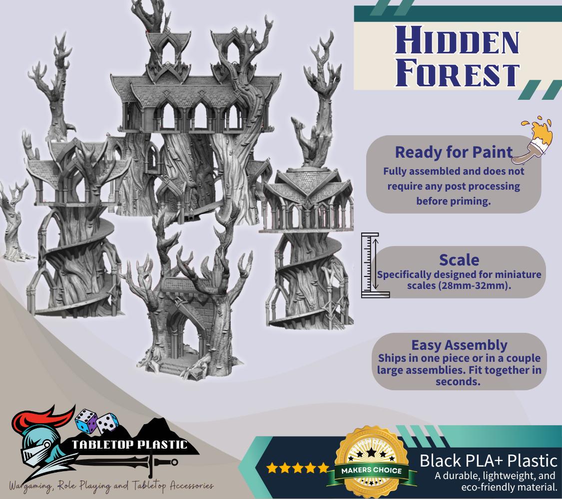 Wood-Elf Forest Terrain Set | Hidden Forest Realm by Dark Realms Forge