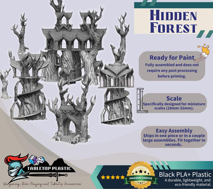 Wood-Elf Forest Terrain Set | Hidden Forest Realm by Dark Realms Forge